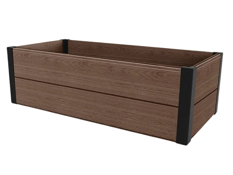 Raised Garden Bed Brown Maple Trough