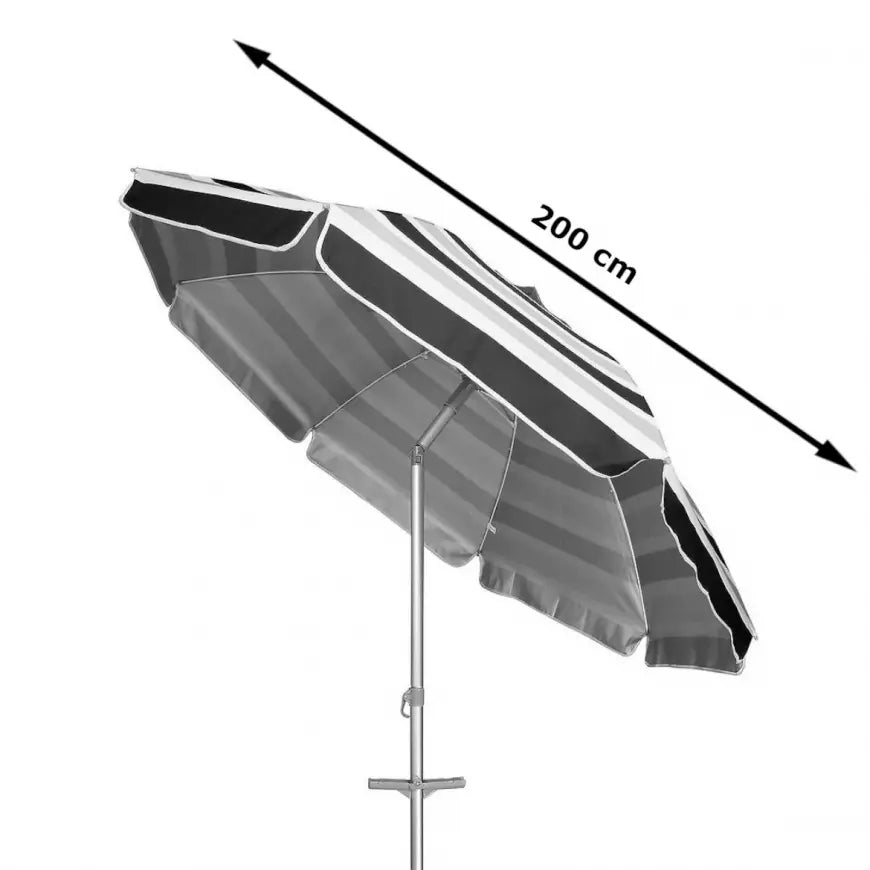 Beach Umbrella 200 cm – Blue