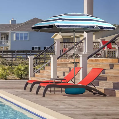 Beach Umbrella 200 cm – Blue