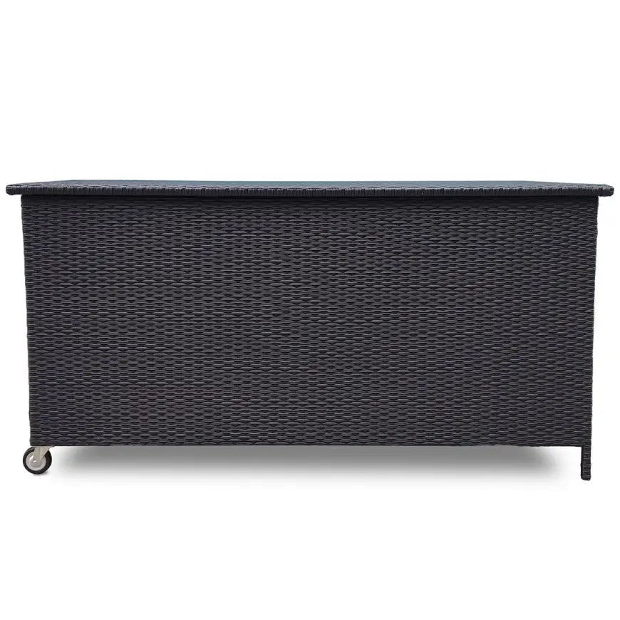 Garden Storage Box 80 × 80 × 160 cm – Black