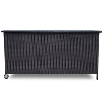 Garden Storage Box 80 × 80 × 160 cm – Black