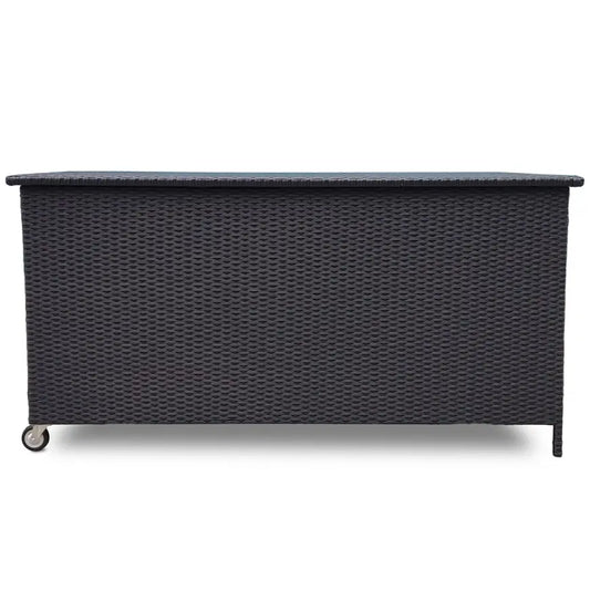 Garden Storage Box 80 × 80 × 160 cm – Black