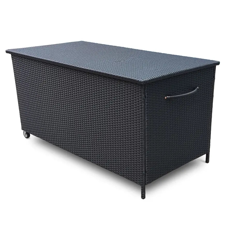 Garden Storage Box 80 × 80 × 160 cm – Black